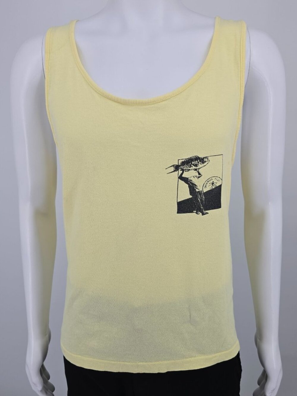 Vintage 1990s Ocean Pacific Tavarua Fiji Island Surf Resort Tank Top (L)